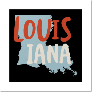 State of Louisiana Posters and Art